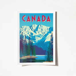 Wallity Poster A4 Canada - 1976 Tamaño 21 x 29.7 cm Acabado Mate Satinado